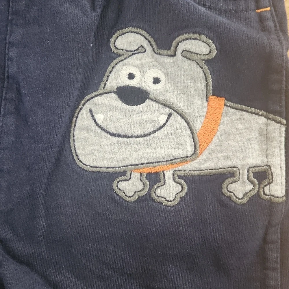 Carter's Navy Blue Dog Print Kids Matching Set 9 months